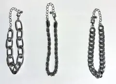 シルバーブレスレット　３つ