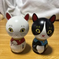希少 umaoさん/招き猫 陶器置物セット - メルカリ