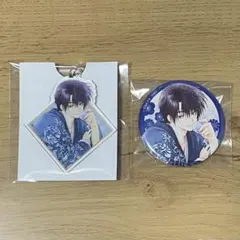 暁のヨナ カフェ アクリルキーホルダー 缶バッジ ハク