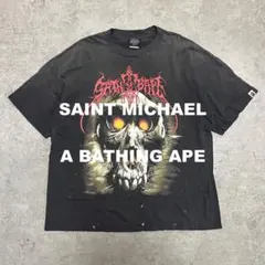 SAINT MICHAEL×A BATHING APE BAPE SS TEE