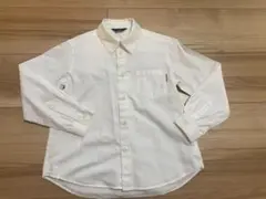 COMME CA ISM ボタンダウンシャツ 120A ホワイト