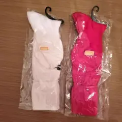 Dalponte ソックス ホワイト レッド 2足セット