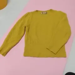 pool studio alivierマスタード ウールセーター
