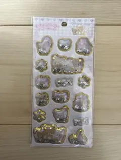 【正規品】リラックマ　キラッとぷくぷくエアーシール　パープル