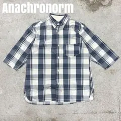 ＊8614 anachronorm アナクロノーム シャツ　七分丈　長袖シャツのサムネイル