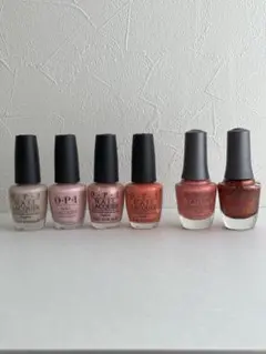 新品美品　OPIネイルカラー 4本　モーガンテーラー ネイルカラー2本