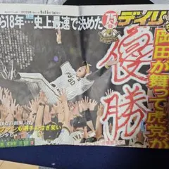 優勝したときの新聞