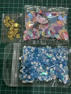 レジン用パーツセット 多様なデザイン