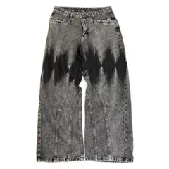 SHEIN デニムパンツ　デザイン　バギー