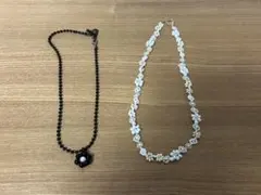 ビーズネックレス お花