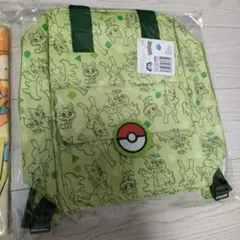 ポケモン イラスト リュックとバスタオル