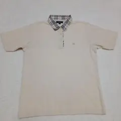 ☆希少 Sサイズ☆ BURBERRY ポロシャツ 比翼 ノバチェック 白 - メルカリ