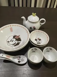 ディズニーストア　ミッキーマウス　中華食器セットのサムネイル