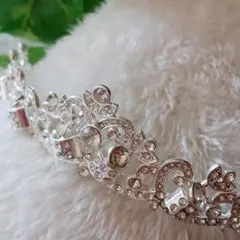 【ティアラ】　シルバー　結婚式　ウェディング　前撮り　卒業式　⑤