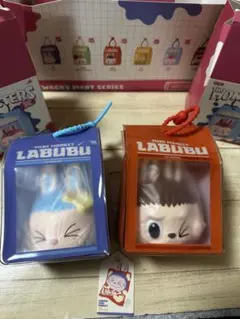 【正規品】LABUBU MINI MARKET スクイーズ2点セット