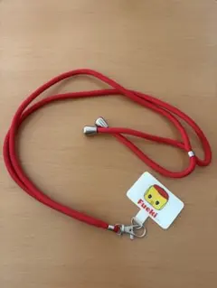 Fueki フエキ スマホショルダーストラップ レッド