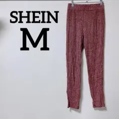 M SHEIN ストライプ スリムフィットパンツ US 4 EU 38