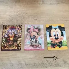 ディズニー カード　ミッキー　ミニー