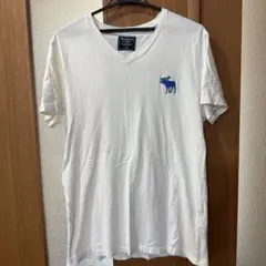 Abercrombie & Fitch VネックTシャツ ホワイト Mのサムネイル