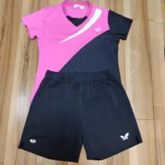 Butterfly 卓球ウェア Tシャツ ショートパンツセット　Lサイズ