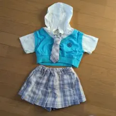 BABYDOLL フード付きトレーナーとショートパンツ セット 90