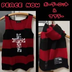 ピースナウ ニット マフラー PEACE NOW 十字架 V系 BPNのサムネイル