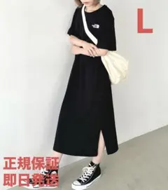 ❗️期間限定SALE❗️ノースフェイス ANYTIME MAXI DRESS 黒L