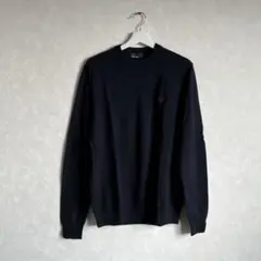 FRED PERRY フレッドペリー 紺色 ネイビー ニット ロンT