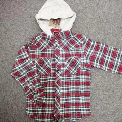新品未使用♡⃛エレメント♡⃛フード付きチェックシャツ
