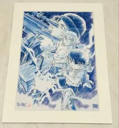 最安値☆名探偵コナン 全サ 少年サンデー 複製原画 純黒の悪夢 赤井秀一 安室透