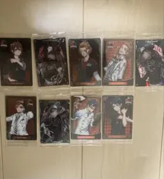 ツイステ　ウエハースカード　ハーツラビュル寮　リドル、ケイト、エース、デュース