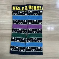 ダブルビー　クマ柄ストライプパンツ　80㎝