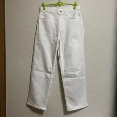 ユニクロ ワイドストレートジーンズ/ストレッチ 30