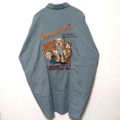 ダブルネーム　Airedale Terrier BACK刺しゅう　ビックシャツ