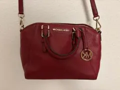 MICHAEL KORS レッドショルダーバッグ