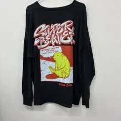 super beaver ビックシルエット　ロンT 黒　L △50のサムネイル