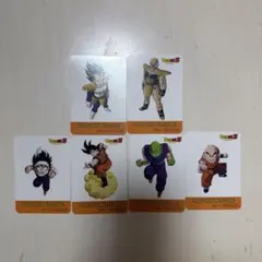 ドラゴンボールストア　特典　ノベルティステッカー　コンプリート　6枚　コンプ