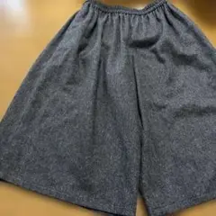 leafClip グレー ガウチョパンツ　ウール