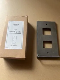 残り1個　a.depeche アデペシュ iron switch plate