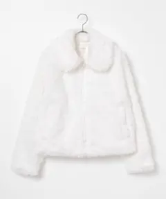COLZA ホワイトファーコート M