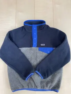 patagonia キッズフリースジャケット スナップTシンチラ