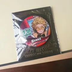 【ヒロアカ】ホークス 缶バッジ バースデー 2021 鷹見啓悟 誕生日 グッズ