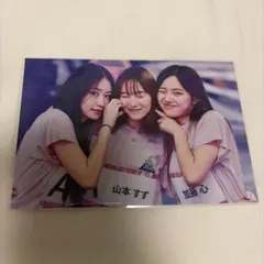 笠原桃奈 山本すず 加藤心 日プ ファンブック特典 ポストカード