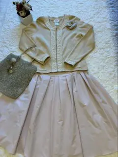 Talbots ベージュ カーディガン M L