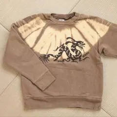 WASK ワスク 茶色系 ロゴ 龍 トレーナー 120サイズのサムネイル
