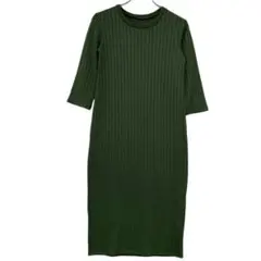 ア*ィ様 ザラ　レディースミディワンピース　ニット素材　ラウンドネック　長袖　ク