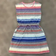 GAP KIDS ストライプ ノースリーブワンピース M