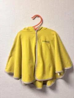 mont-bell baby freeサイズフリースポンチョ 黄色