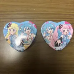 アイカツ！ 堂島ニーナ キラッキラ やっぱり！ハートだね♡缶バッジ