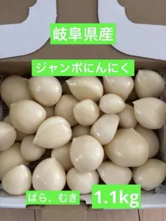 岐阜県産ジャンボにんにく　ばら、むき1.1kgのサムネイル